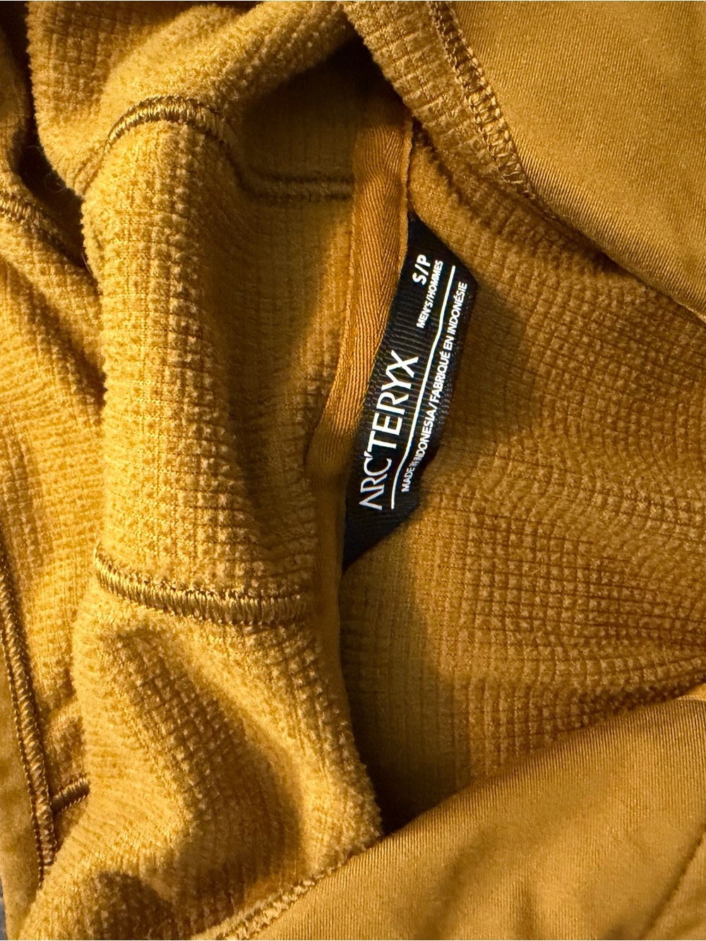 Arc'teryx Mustard Hooded Performance Jacket - Picture 3 of 5